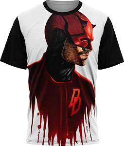Demolidor Marvel - Camiseta Adulto - Tecido Malha Fria - PV