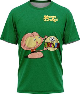 Mongo Abluba - Camiseta - Verde - Malha Poliéster