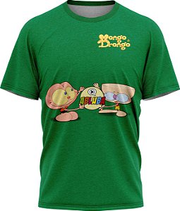 Mongo e Drongo - Camiseta - Verde - Malha Poliéster