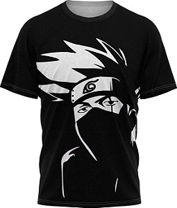 Kakashi - Camiseta Adulto Naruto -Tecido Dryfit