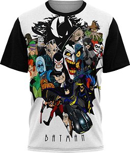Batman Gotham - Camiseta Adulto - Tecido Malha Fria - PV