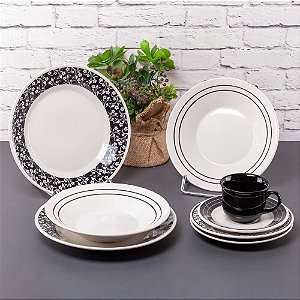 Aparelho De Jantar Biona 20 Peças - Cerâmica
