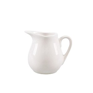 Jarrinha De Porcelana 90ml Mini Leiteira De Porcelana Branco