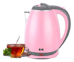 Chaleira Elétrica Rosa 1800w 220v Portátil E Rápida -premium