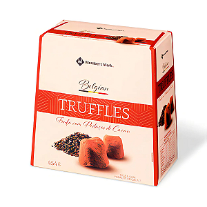 Trufas com Pedaços de Cacau Member's Mark Caixa 454g