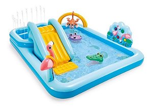 Intex Piscina Playground Aventura na Floresta 493 L Intex – Diversão e Frescor para sua Criançada!