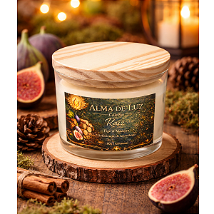 Vela Aromática Premium 100g Perfumada Figo E Madeira