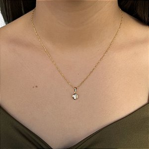 Gargantilha Ponto de Luz Semijoia18k - 45cm - MC68