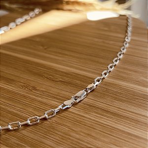 Corrente Masculina Cartier F100 Prata 925 - 60cm - 4mm - CPR81