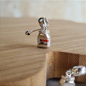 Berloque Nutella Prata 925 - PD523