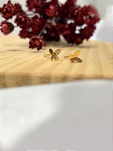 Brincos Borboleta Semijoia 18k