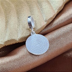 Berloque Mandala Pai Nosso Prata 925 - 15mm - PD944