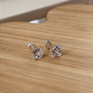 Brincos Estrela com Zircônia Prata 925 - 7mm - BPR270