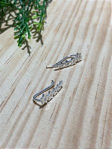 Brincos Ear Cuff Estrelinhas Prata 925 - BPR188
