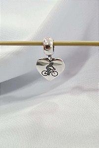 Berloque Ciclista Prata 925 - PD964
