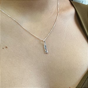 Gargantilha com Pingente Amor Prata 925 - 45cm - CPR268