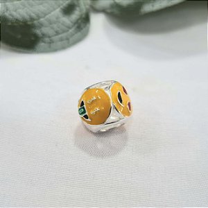 Berloque Separador emojis Prata 925 - PD151