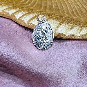 Medalha Nossa Senhora do Perpétuo Socorro Prata 925 - 15mm