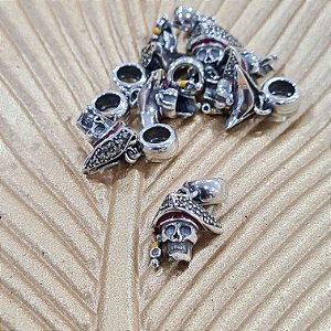 Berloque Pirata Prata 925 - cor envelhecida - PD517