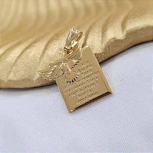 Pingente Espirito Santo Semijoia 18k - 15mm - MPI34