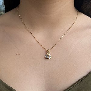 Gargantilha com Pingente Nossa Senhora Aparecida - MC426