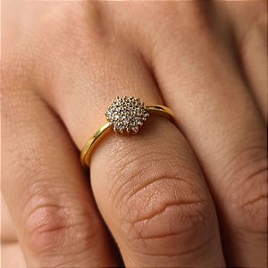 Anel Chuveirinho Semijoias 18k- MA11