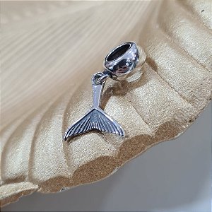 Berloque Cauda de Sereia Prata 925 cor Envelhecida - PD463
