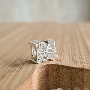 Berloque Separador Paixão Prata 925  - PD042
