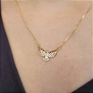 Gargantilha Espirito Santo Semijoia 18k - 45cm - MC518