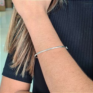 Bracelete Fio Redondo Prata 925 - 60mm - 01un - PPR284