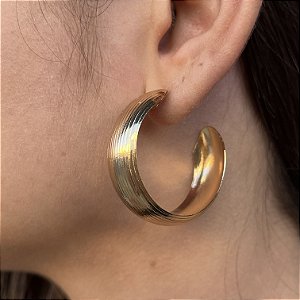 Argolas Semijoias 18k 38mm - MB566