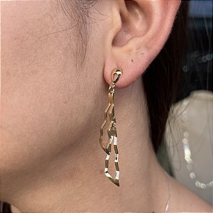 Brincos Femininos Semijoias 18k - 55mm - MB553
