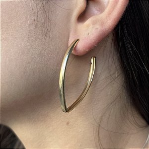 Brincos Feminino Semijoias 18k 44mm - MB584