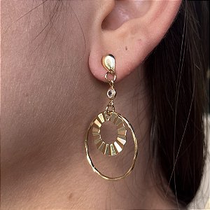 Brincos Feminino Semijoias 18k - MB542