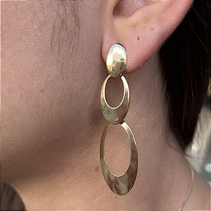 Brincos Femininos Semijoias 18k - MB551