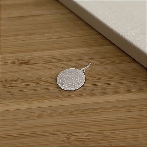 Pingente Pai Nosso 17mm Prata 925 - PIPR339
