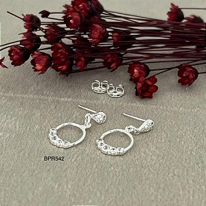 Brincos com Pedras Zircônias - BPR542