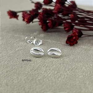 Brincos Buzios Prata 925 - 8mm - BPR543