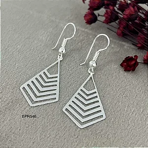 Brincos  Vazado Prata 925 - 32mm -BPR544