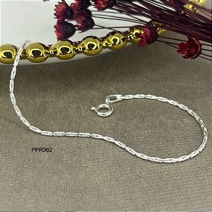 Pulseira Feminina Prata 925 - 18cm - PPR362