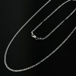 Corrente Masculina  Prata 925 Elo Grumet 60cm - CPR576