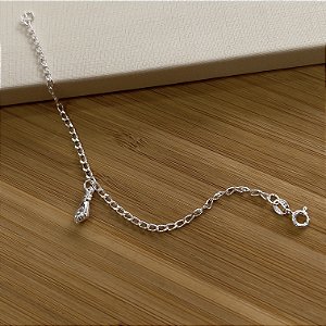 Pulseira Figa Infantil Prata 925 - 14cm - PPR394