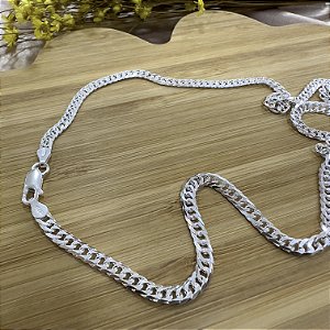 Corrente Masculina Grumet Duplo Prata 925 - 60cm - 4,0mm - CPR605