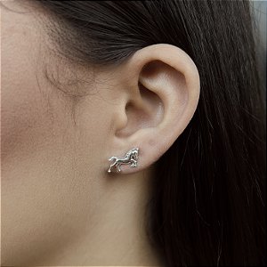 Brincos Cavalos Prata 925 - BPR631