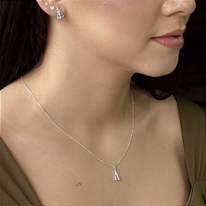 Conjunto Nossa Senhora Aparecida Prata 925- CJPR87