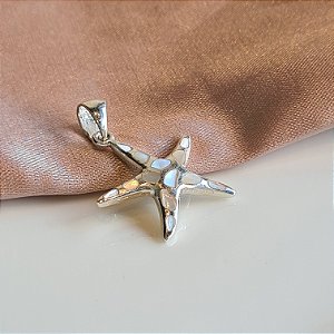 Pingente Estrela em Madre Perola (Pedra Natural) - 22mm - PIPR364