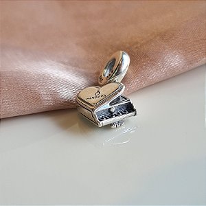 Berloque Piano (Cor Envelhecida) Prata 925 - PDI99