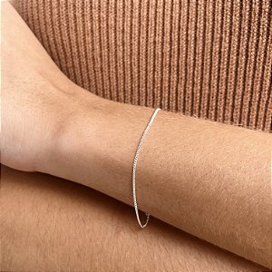Pulseira Grumet Feminina Prata 925 - PPR473
