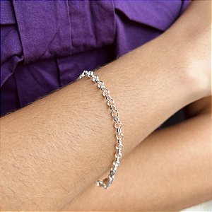 Pulseira Elo Português Prata 925 - PPR485