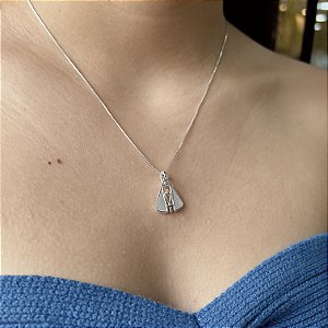 Gargantilha Nossa Senhora Aparecida Prata 925 - 45cm - CPR683